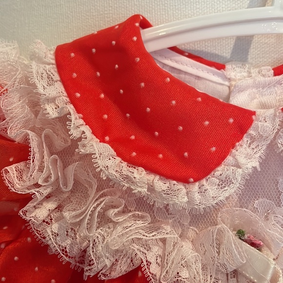 Vintage Red baby dress - Picture 2 of 12